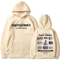 Movie Backrooms Cap'n Clark's Ottoman Empire Pirate Hoodies Men Women Clothing Casual Oversized Long Sleeves Hooded Sweatshirts XL beige