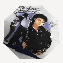 1pc Michael Jackson Umbrella, Sun Protection, And UV Shielding. It Has Eight Sturdy Ribs for Outdoor Use And Perfect As a Holiday Gift Three-fold umbrella