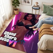 Gta Vi Cover Living Room Non-Slip Area Rug Soft Carpet for Bedroom Game Playroom Sofa Office Home Decor Doormat Christmas Gift C9211788 60cmx90cm
