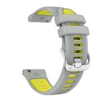 18mm 20mm 22mm silikoninė laikrodžio apyrankė, skirta Garmin Forerunner 265 255 245 55 165, nerūdijančio plieno sagties dirželis, skirtas Garmin Venu 4 3s 22mm Universal gray