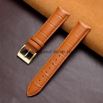 10/12/13/14/15/16/17/18/19/20/21/22/23/24mm Bamboo Leather Watch Strap Universal Women Men‘s Watch Bands Soft Watch Accessories 16mm black