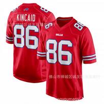 NFL Football Jersey Buffalo Bills 86 Dalton Kincaid Mens Sports Red M white