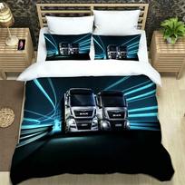 3D Man truck Retro printed Bedding Sets exquisite bed supplies set duvet cover comforter set bedding set luxury birthday gift 100×135cm