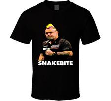 Peter Wright Snakebite Darts Graphic T-Shirt L juoda