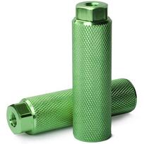BMX Pegs Cycling Anti-Skid Stunt Pegs Bike Foot Pegs Bike Lead Foot Bike Pegs Bicycle Axle Pedal žalia