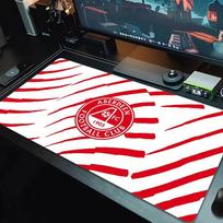 Aberdeen Football Club Mouse Pad Large Gaming Table Cushion Non-slip Laptop Tablet Big Mousepad XXL Mat Mini PC Playmat With Lock edge_xia 30cmx60cm(11.8x23.6inch) red