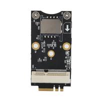 M.2 to Mini PCIE Adapter A E Key 3G 4G WIFI Module with SIM Card Slot Expansion Board Assembly