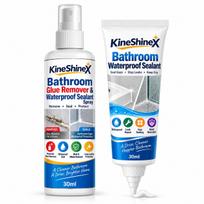 Bathroom Repair Combo 30ml Glue Remover Spray + 30ml Waterproof Sealant, Remove Old Silicone, Seal Gaps 1set gray