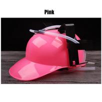 Creative Lazy Drinking Hat Beer Sada Can Dual Holder Helmet Cap With Soft Straw Bar Fun Unique Party Football Game Hats rožinė