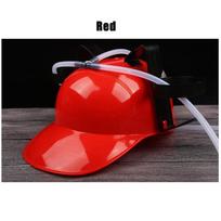 Creative Lazy Drinking Hat Beer Sada Can Dual Holder Helmet Cap With Soft Straw Bar Fun Unique Party Football Game Hats raudona