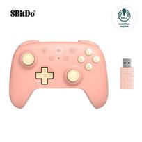8BitDo Ultimate 2C Belaidis žaidimų valdiklis, skirtas PC, Windows 10, 11, Steam Deck, Raspberry Pi, Android persikas