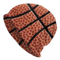 Custom Basketball Pattern Skullies Beanies Caps Men Unisex Street Winter Warm Knitted Hat Adult Sport Player Gift Bonnet Hats One Size black