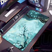 XXL HD Printing Sakura Mouse Pad Gamer Cherry Blossom Mousepad Mats Large Keyboard Mat PC Accessories Desk Pads Computer carpet 60x30cm