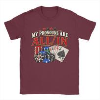 Per dydžio marškinėliai Mano įvardžiai Visi Juokingi Pokerio Lošimo Grynos Medvilnės Marškinėliai Unisex Vasaros Y2k Trumpomis Rankovėmis Drabužiai 3XL black