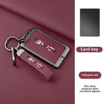 A5 High-End Dolphin Seal Key Card Holder Case for BYD Oceanic Seal Nfc Cover Tang Dmi Han Ev Qin Song plus Key Organizer black