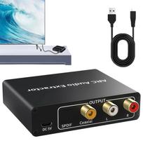 HDMI ARC Adapter: HDMI ARC Audio Converter, Digital Analog Converter with Optical and Coaxial Audio Output, 3.5mm, DAC Converter for Sound Bar