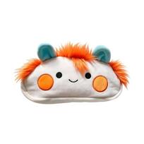 Plush Bursting Hair Pencil Bag Multipurpose Plush Pencil Case Travel Cosmetic Organiser Bag For Student Teens Women balta