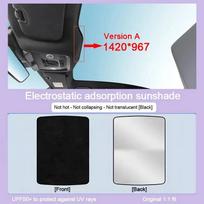 For BYD Seal EV EK 2022~2025 Skylight Sunshade Sunroof Electrostatic Adsorption Visors Anti UV Sun Protection Car Accessories