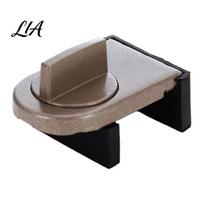 Universal Window Track Lock Sliding Lock, Door Security Stopper for Child Safety, Safety Locks Wedge Home Doors and Windows Anti Theft gray