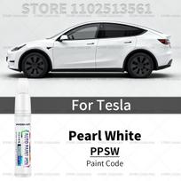 Skirta Tesla Model 3 Y X S Automobilio dažų įbrėžimų taisymo pieštukas Dažų palytėjimo ratlankio palytėjimo pieštukas Juoda Perlinė Balta Sidabrinė Gilios jūros mėlyna Raudona balta