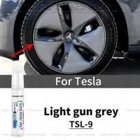 Skirta Tesla Model 3 Y X S Automobilio dažų įbrėžimų taisymo pieštukas Dažų palytėjimo ratlankio palytėjimo pieštukas Juoda Perlinė Balta Sidabrinė Gilios jūros mėlyna Raudona gray