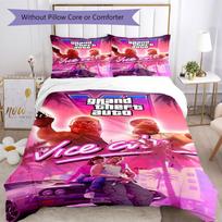 Gta Duvet Cover Set Design for Living Room Lightweight Perfect Gift for Friends Family 140cmx200cm