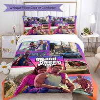 Gta Duvet Cover Set Design for Living Room Lightweight Perfect Gift for Friends Family 140cmx200cm