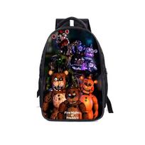 Stylish Five Nights At Freddy's Backpack Trio Includes Backpack Lunch Bag And Pencil Case Unisex Design Schoolbag C