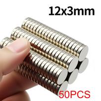 12x3mm Super stiprus neodimio magnetas N35 NdFeB nuolatinis magnetinis imanes apvalus galingi magnetai šaldytuvo magnetas
