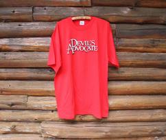 Vintage Devil's Advocate 1997 Movie Promo Promotional Red Single Stitch T-Shirt Adult Size XL 120 red