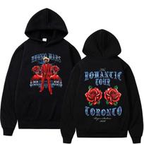 Bruno Mars The Romantic Tour 2026 Toronto Canada Hoodies Men's Clothing Harajuku Gothic Long Sleeve Sweatshirt Hoodie Streetwear M black