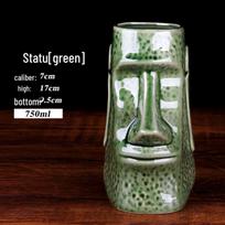 Hawaiian Tiki Ceramic Cocktail Glass - Creative Zombie Cup