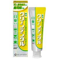 Clean Dental Bad Breath Care Quasi-Drug 100g Paste Concerns Toothpaste Periodontal Disease Fluoride Addictive Texture yellow