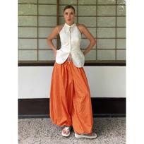100% Cotton Harem Pants, Casual Baggy Bloomers, Loose Lazy Wide Leg Trousers, Spring Summer European American Street Style L gray