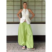 100% Cotton Harem Pants, Casual Baggy Bloomers, Loose Lazy Wide Leg Trousers, Spring Summer European American Street Style M