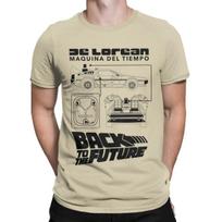 T-Shirt Delorean Back To The Future Novelty Cotton Tee Shirt Short Sleeve T Shirts Round Neck Clothes Unique Unisex XL