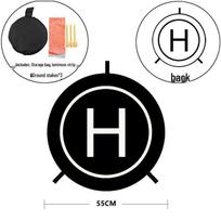Portable Foldable Drone Landing Pad - Round Outdoor Mat for Grass and Beach