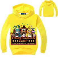Five Nights Anime At Freddys Hoodie Childrens Hoodies New Set Head Clothing Cartoonhoodiesforkid Tag 100 geltona