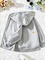 Kids Red Zip Up Hoodie Minimalist Basketball Hoop Graphic Print Long Sleeve Loose Hooded Jacket For Boys Sports Daily Outerwear 160 gray