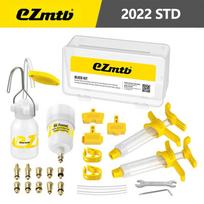 Ezmtb MTB Bike Hydraulic Brake Bleed Kit,For SHIMANO SRAM Avid MAGURA Series Hydraulic Disc Bike Brake Repair Tool 2022 STD Metal yellow