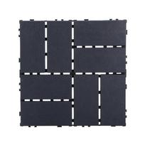 30x30x2cm Outdoor Ground Splicing Plastic Floor Tile Balcony Courtyard Self-paving Terrace Renovation Waterproof Plastic Floor