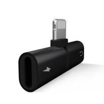 Mini Lightning Splitter Adapter Audio AUX Converter Adapter with Dual Lightning Ports Headphone Jack Charging Port for iPhone 7 Plus 8 Plus X juoda