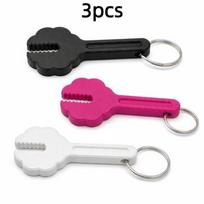 1/3Pcs Portable Plastic Lollipop Opener With Keychain Labor Saving Design For Kids Parties Home Daily Snack Time A4