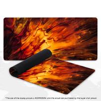 Orange Red Large Gaming Mouse Pad XXL Flame Fluid Deskmat Non-Slip Rubber Mouse Mat Computer Keyboard Mats Big Mausepad Gamer 600x300x2mm