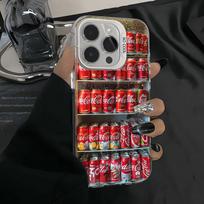 Cool Coca-Cola can case for iPhone 16, 15, 17, Pro Max, drop-proof, niche, 13, hard, 12 iPhone 18 Pro Max gray