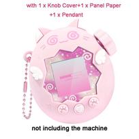 With a Knob Cover Protective Cover for Tamagotchi Paradise Electronic Pets Game Toys rožinė