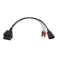 3 Pin to 16 Pin OBD2 Adapter Connector Diagnostic Cable for Fiat Alfa Lancia gray