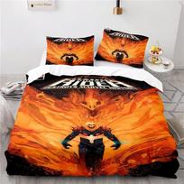 Boys Ghost Rider Figure Bedding Sets, Anime Figure Duvet Cover Bed Comforter Set Bedding Set  Adult Teens Gift Birthday Gift 140x210cm