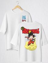 Anime Dragon Ball Son Goku Super Saiyan Graphic Print T-shirt Men Women Streetwear Hip Hop Harajuku Fashion Loose Casual Oversized Top Summer New Tee XXL ruda