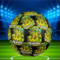 Custom Name Personalized Neymar Jr Print Size 5 Soccer Ball Training & Match Football, for Team, Kicking, Gift for Football Enthusiasts Size 5